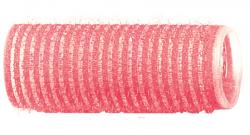 Бигуди-липучки розовые, 24 мм, 12 шт