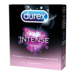 Презервативы Intense Orgasmic рельефные, 3 шт