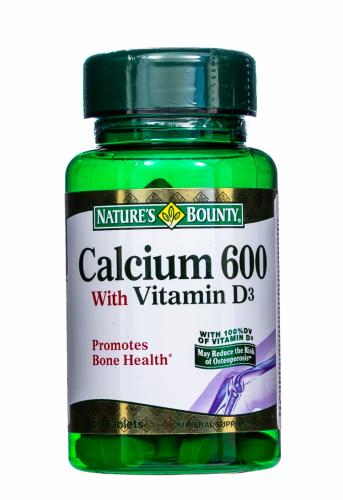 Нэйчес Баунти Кальций 600 с витамином D, 60 таблеток (Nature's Bounty, Минералы)