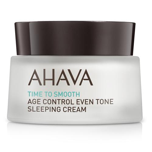 Ахава Антивозрастной ночной крем для выравнивания цвета кожи, 50 мл (Ahava, Time to smooth)