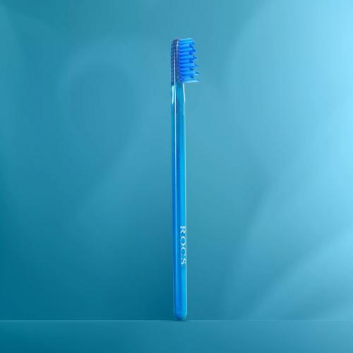 Рокс Зубная щётка &quot;Модельная&quot; средняя, 1 шт (R.O.C.S, Зубные щетки Adults), фото-3