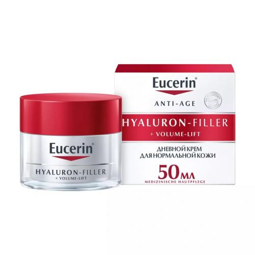 Эуцерин Крем для дневного ухода за нормальной и комбинированной кожей SPF 15, 50 мл (Eucerin, Hyaluron-Filler + Volume-Lift)