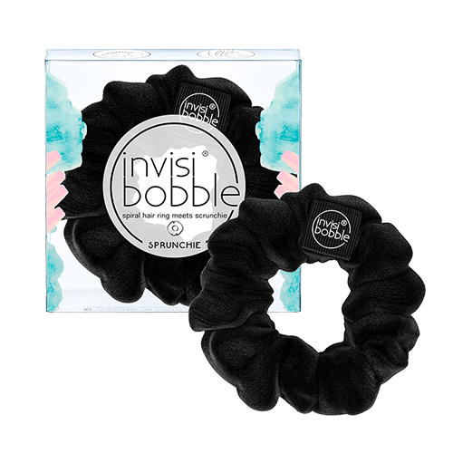 Инвизибабл Резинка-браслет для волос True Black черный (Invisibobble, Sprunchie)