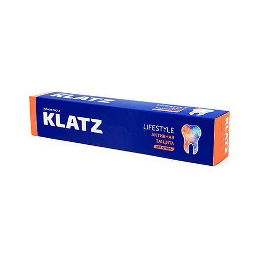 Клатц Зубная паста Активная защита без фтора, 75 мл (Klatz, Lifestyle), фото-2
