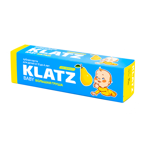 Клатц Зубная паста от 0 до 4 лет &quot;Большая груша&quot; без фтора, 40 мл (Klatz, Baby), фото-7