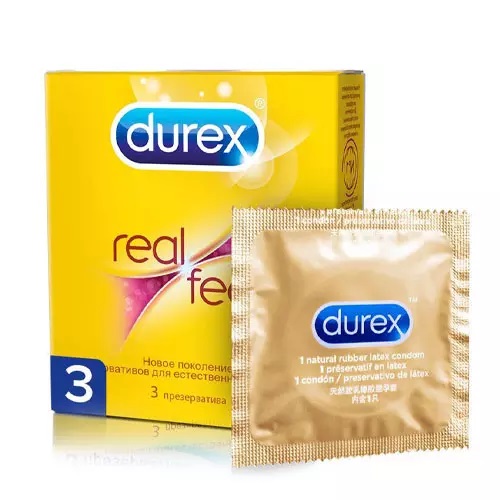 Дюрекс Презервативы Reel Feel, 3 шт (Durex, Презервативы)