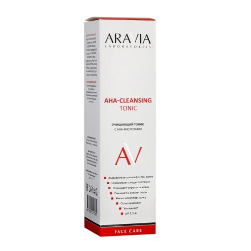 Аравия Лабораторис Очищающий тоник с AHA-кислотами AHA-Cleansing Tonic, 250 мл (Aravia Laboratories, Уход за лицом), фото-4