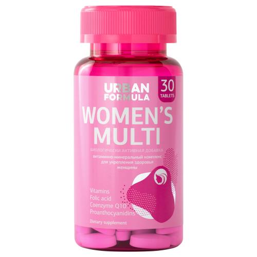 Урбан Формула Витаминно-минеральный комплекс для женщин Women&#039;s Multi, 30 таблеток (Urban Formula, Beauty)