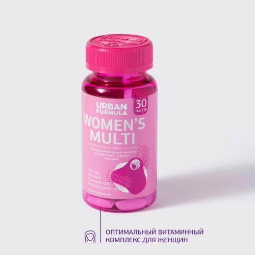 Урбан Формула Витаминно-минеральный комплекс для женщин Women&#039;s Multi, 30 таблеток (Urban Formula, Beauty), фото-2