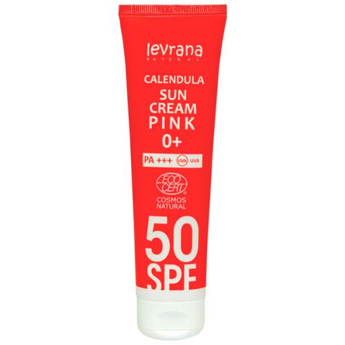 Леврана Солнцезащитный крем для лица и тела &quot;Календула SPF 50 Pink 0+&quot;, 100 мл (Levrana, Защита от солнца)