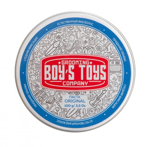 Бойс Тойс Паста для укладки волос средней фиксации с низким уровнем блеска Original Defining Matte Paste, 100 г (Boys Toys, Стайлинг), фото-3