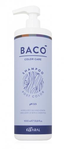 Каарал Шампунь-стабилизатор цвета для волос Post Color pH 3.5, 1000 мл (Kaaral, Baco, Color Care)