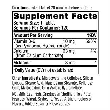 Натрол Мелатонин 3 мг, 120 таблеток (Natrol, Здоровый сон), фото-7