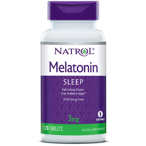 Натрол Мелатонин 3 мг, 120 таблеток (Natrol, Здоровый сон)