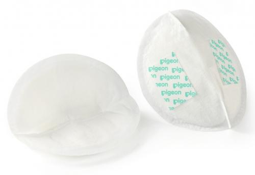 Пиджин Вкладыши для бюстгальтера с алоэ Comfy Feel Breast Pads, 30 шт (Pigeon, Грудное вскармливание), фото-2