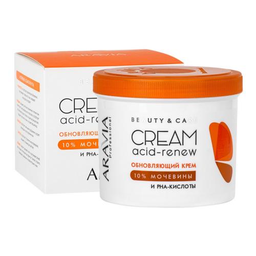 Аравия Профессионал Обновляющий крем с PHA-кислотами и мочевиной (10%) Acid-Renew Cream, 550 мл (Aravia Professional, SPA маникюр)