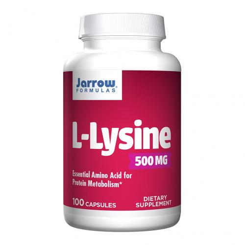 Джарроу Аминокислота L-лизин 500 мг, 100 капсул (Jarrow, )