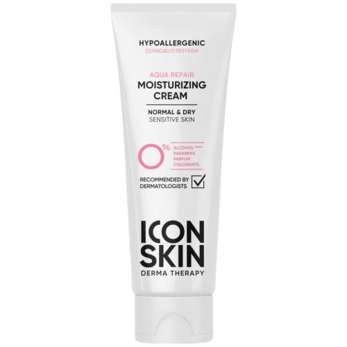 Айкон Скин Увлажняющий гипоаллергенный крем для нормальной и сухой кожи Aqua Repair, 75 мл (Icon Skin, Derma Therapy)