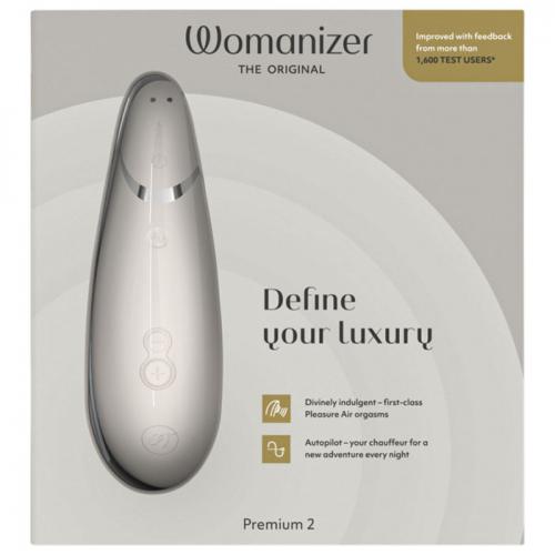 Вуманайзер Бесконтактный клиторальный стимулятор Premium 2, серый (Womanizer, Premium), фото-5
