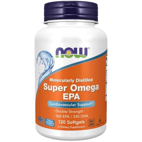 Нау Фудс Комплекс Super Omega EPA, 120 капсул х 1461 мг (Now Foods, Жирные кислоты)