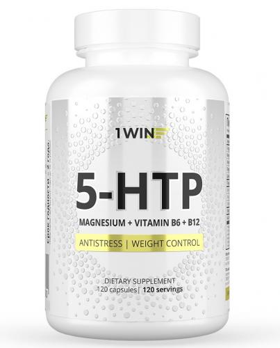 1Вин 5-HTP с магнием и витаминами группы В в капсулах, 120 капсул (1Win, Aminoacid)