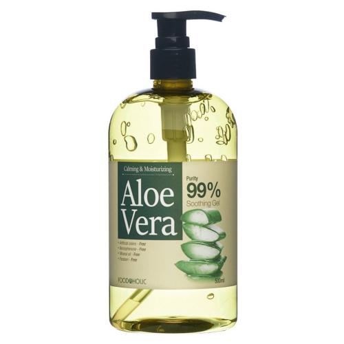 Фуд Эй Холик Гель для лица и тела успокаивающий и увлажняющий Aloe Vera, 500 мл (Food A Holic, Face)