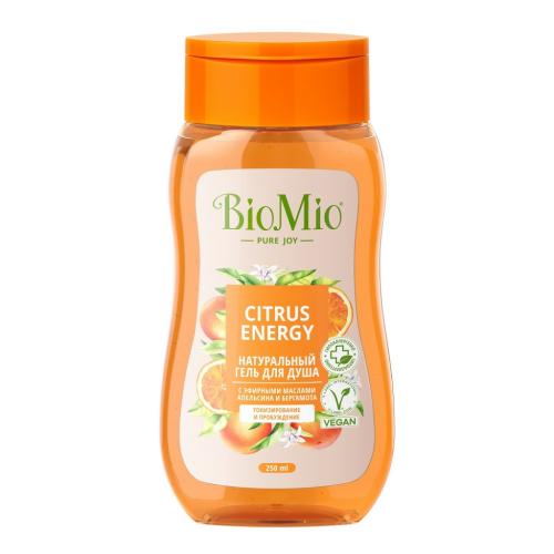 БиоМио Гель для душа с эфирными маслами апельсина и бергамота Citrus Energy 3+, 2 х 250 мл (BioMio, Для ванны и душа), фото-12