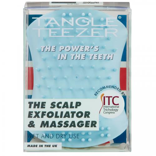 Тангл Тизер Щетка для массажа головы Seafoam Blue, нежно-голубая (Tangle Teezer, Scalp Exfoliator and Massager), фото-5