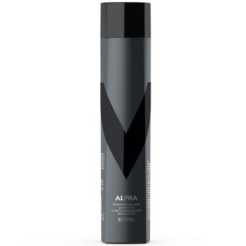 Эстель Тонизирующий шампунь с охлаждающим эффектом для волос, 300 мл (Estel Professional, Alpha homme, Уход)