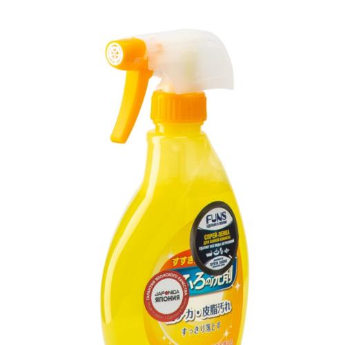 Фанс Спрей-пенка чистящая для ванной комнаты с ароматом апельсина и мяты, 380 мл (Funs, Для уборки), фото-2