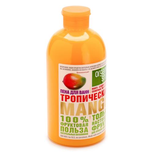 Органик Шоп Пена для ванн &quot;Тропический манго&quot;, 500 мл (Organic Shop, Фрукты), фото-2