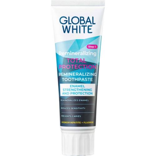 Глобал Уайт Реминерализирующая зубная паста, 100 г (Global White, Подготовка к отбеливанию), фото-6