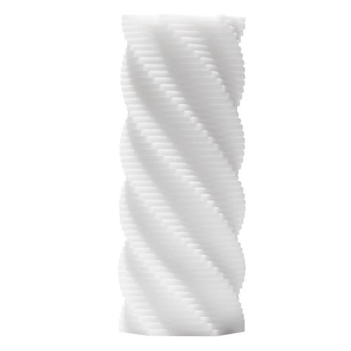 Тенга Мастурбатор 3D Spiral, белый (Tenga, ), фото-2