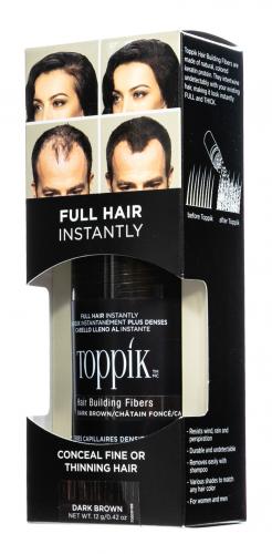 Топпик Пудра-загуститель для волос, 12 г (Toppik, Hair Building Fibers), фото-3