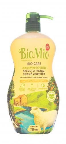 БиоМио Средство с эфирным маслом мандарина для мытья посуды, 750 мл (BioMio, Посуда), фото-3