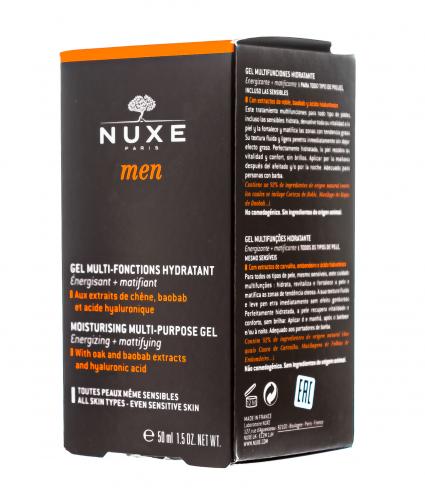 Нюкс Увлажняющий гель для лица для мужчин Moisturizing Multi-Purpose Gel, 50 мл (Nuxe, Men), фото-4