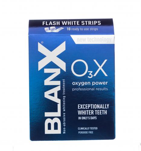 Бланкс Отбеливающие полоски O3X Flash White Strips Сила кислорода (Blanx, Специальный уход Blanx), фото-3