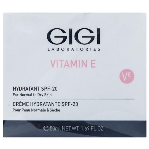 ДжиДжи Увлажняющий крем для нормальной и сухой кожи Hydratant SPF 20, 50 мл (GiGi, Vitamin E), фото-6