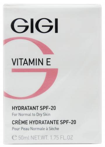 ДжиДжи Увлажняющий крем для нормальной и сухой кожи Hydratant SPF 20, 50 мл (GiGi, Vitamin E), фото-3