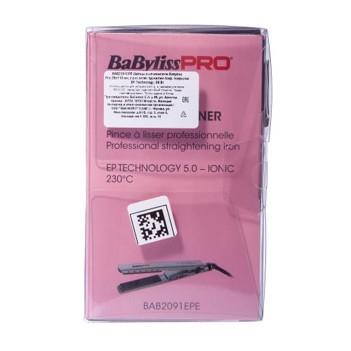 Бэбилисс Выпрямитель волос The Straightener BAB2091EPE с покрытием EP Technology 5.0 (Babyliss, Щипцы, EP Technology 5.0), фото-3