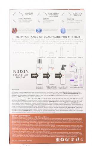 Ниоксин Подарочный набор XXL (Система 3) 300 мл+300 мл+100 мл (Nioxin, 3D система ухода, System 3), фото-3