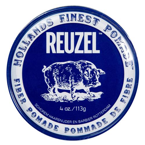 Рузел Помада подвижной фиксации для укладки мужских волос Fiber Pomade Pig, 113 г (Reuzel, Стайлинг), фото-4