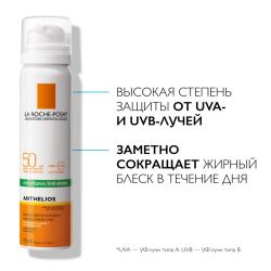 Солнцезащитный матирующий спрей-вуаль для лица SPF 50+/PPD 27, 75 мл Солнцезащитный матирующий спрей-вуаль для лица SPF 50+/PPD 27, 75 мл