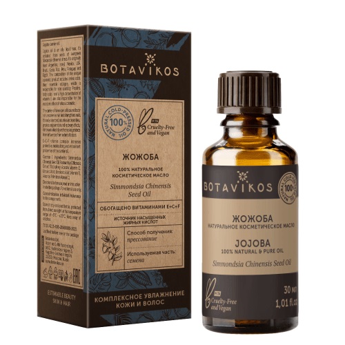 Ботавикос Косметическое натуральное масло 100% Жожоба, 30 мл (Botavikos, Жирные масла)