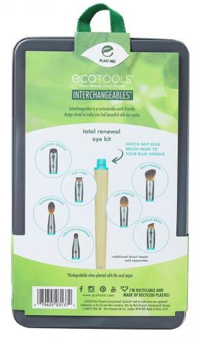 Эко Тулс Набор кистей для макияжа глаз: 7 сменных насадок и 1 ручка Total Renewal Eye Kit (Eco Tools, Interchangeables), фото-6