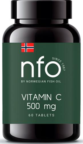 Норвегиан Фиш Ойл Витамин С, 60 капсул  (Norwegian Fish Oil, Витамины)