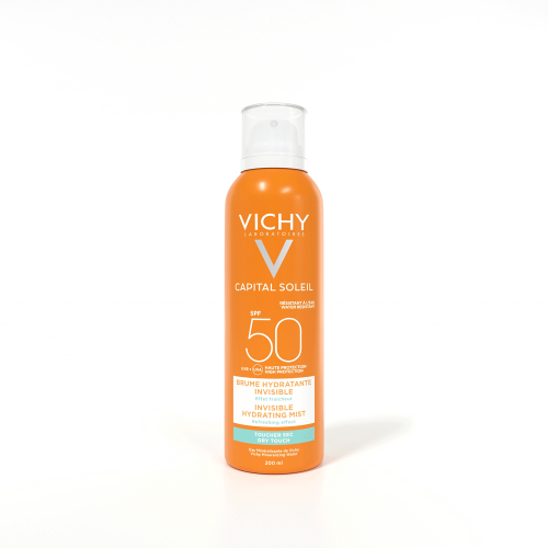 Виши Солнцезащитный увлажняющий спрей-вуаль SPF 50, 200 мл (Vichy, Capital Soleil)