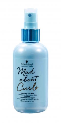Масляное молочко для тонких, нормальных и жестких волос Mad About Curls Quencher Oil Milk, 200 мл (Mad About, Mad About Curls), фото-2